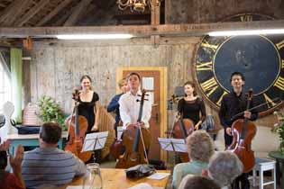 Concert at the 'Haus Tanne'